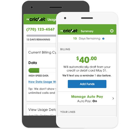 cricket wireless pay bill online phone number